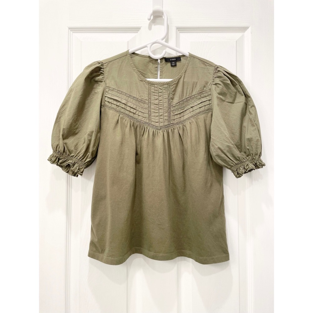 J. Crew Puff Sleeve Top